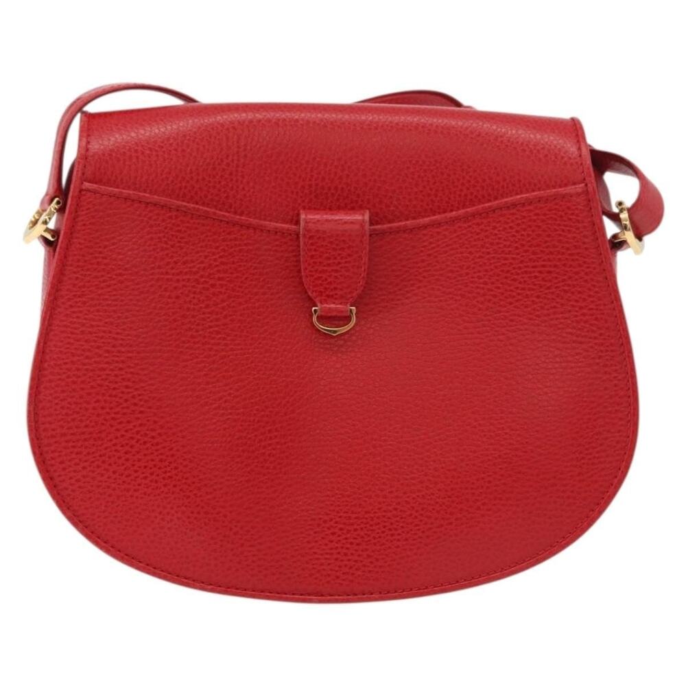 Cartier Leather Must Line Shoulder Bag Red